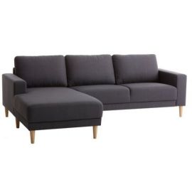 SOFA EGENSE M/CHAISELONG M.GRÅ