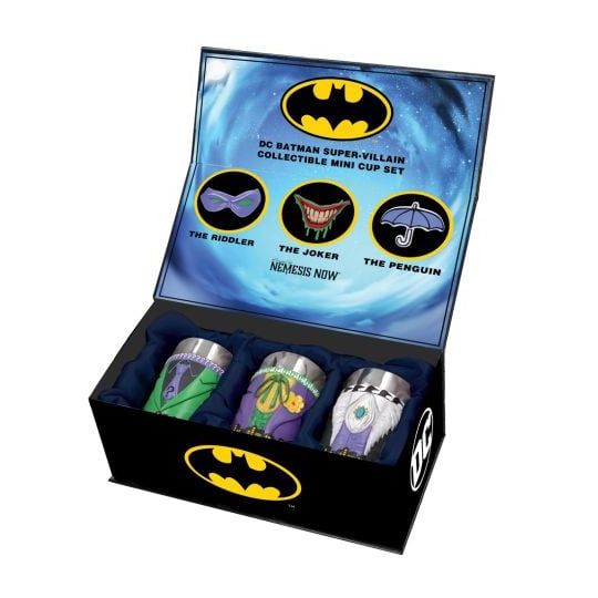 DC Batman Super-Villain Collectible Mini Cup Set