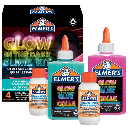 Elmer's - Glow in the Dark Slim Sæt