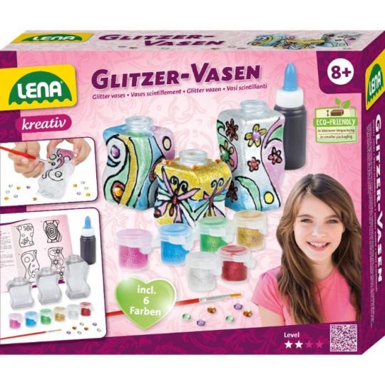 LENA - DIY Glitter Vaser