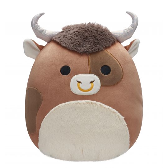 Squishmallows - 30 cm Bamse P14 - Brown Spotted Bull