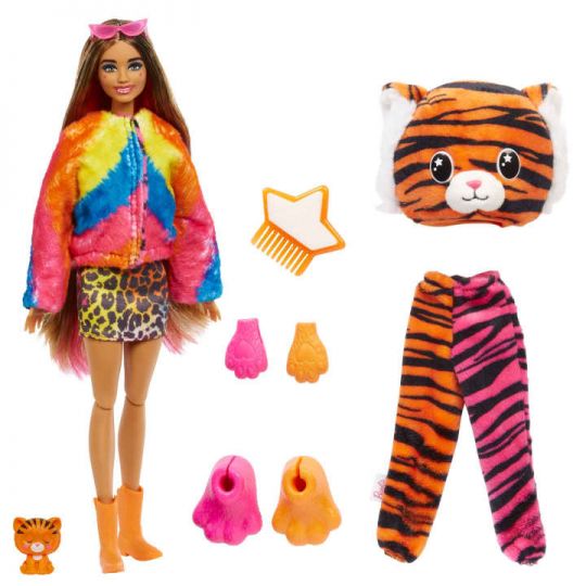 Barbie – Cutie Reveal Jungle Serie – Tiger HKP99