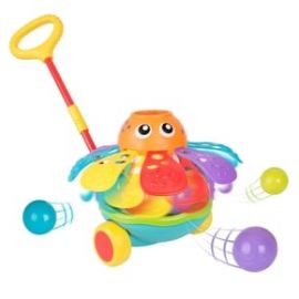 Playgro - JC Push Along Ball Blæksprutte