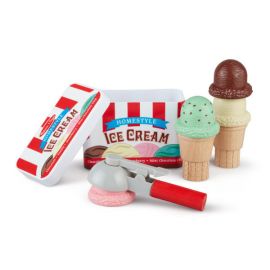 Melissa og Doug - Scoop & Stack Ice Cream Cone Legesæt