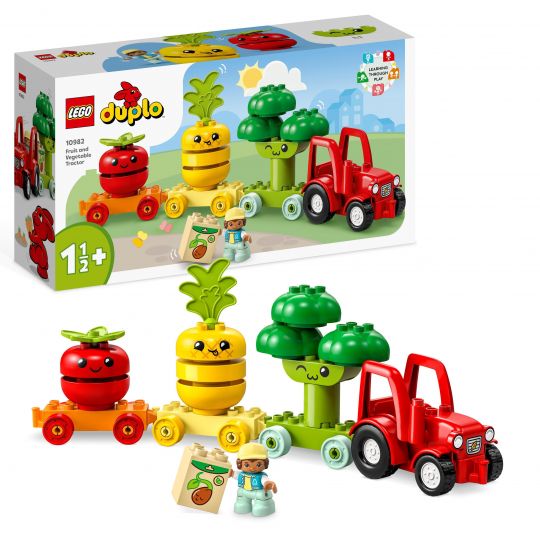 LEGO Duplo - Traktor med frugt og grøntsager 10982