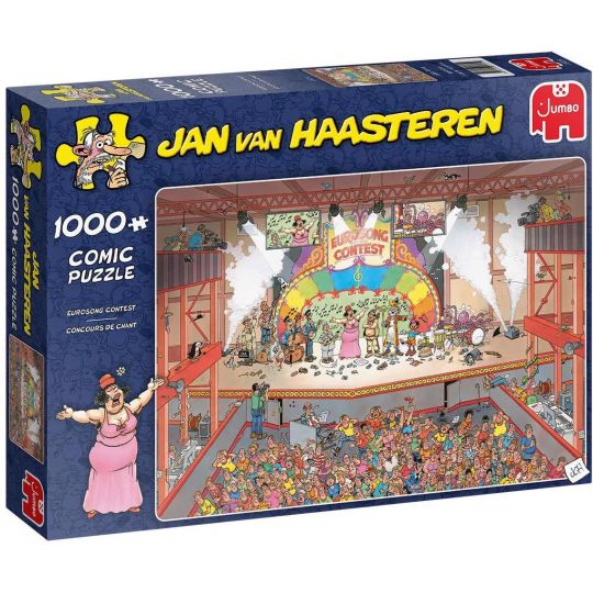 Jan van Haasteren – Eurosong-konkurrence 1000 Brikker