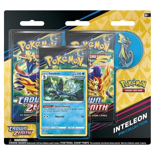 Pokemon - Sword & Shield 12.5 - Poke Pin Box - Inteleon