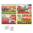 Melissa og Doug - Vehicle Puzzles in a Box - 13794