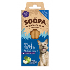 SOOPA - Dental Sticks Apple & Blueberry 100g