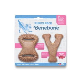 Benebone - Hvalp 2-Pack Dental Chew/Wishbone 10cm -