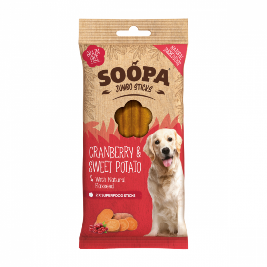 SOOPA - Jumbo Sticks Cranberry & Sweet Potato 170g