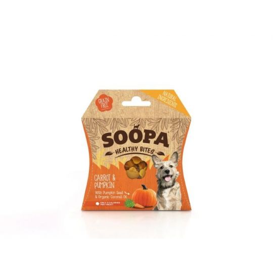 SOOPA - BLAND 4 for 119 -Healthy Bites Carrot & Pumpkin 50g