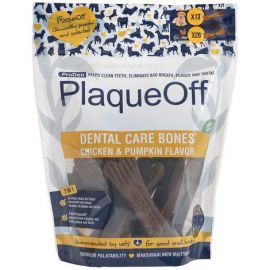 PlaqueOff - DENTAL BONES KYLLING OG GRÆSKAR 13 STK 480gr