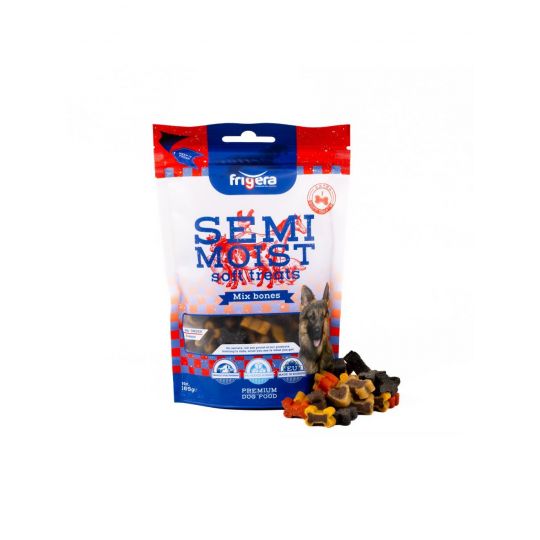 Frigera - Semi-Moist godbid Soft Mix Bones 165g