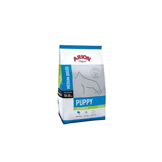 Arion - Hundefoder - Puppy Medium - Kylling & Ris - 3 Kg