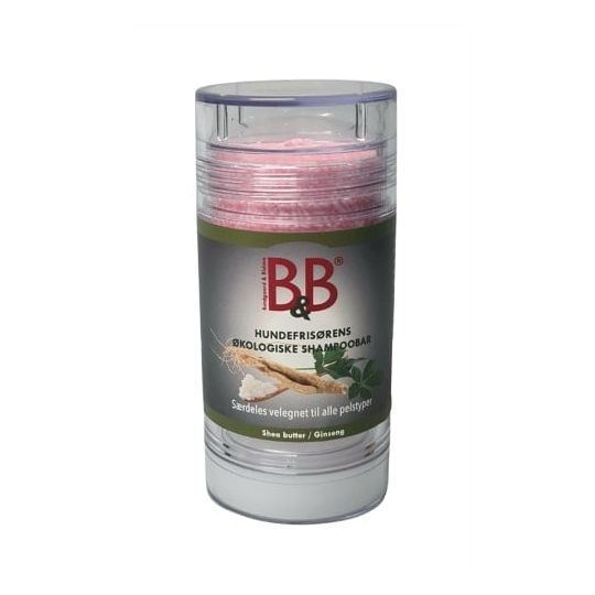 B&B - Økologisk shampoobar Sheabutter/ginseng