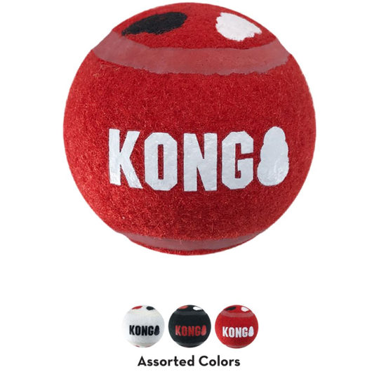 Kong - Signature Sport Bolde 3-pack 6,5cm M