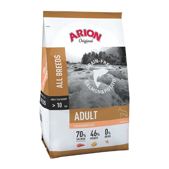 Arion - Hundefoder - Grain-free - Laks & Kartoffel - 12 Kg