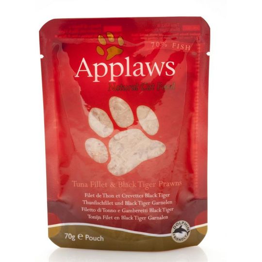 Applaws - Wet Cat Food 70 g pouch - Tuna & Prawn 178-008