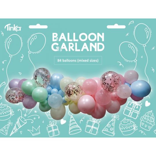 Tinka - Ballonguirlande - Pastel