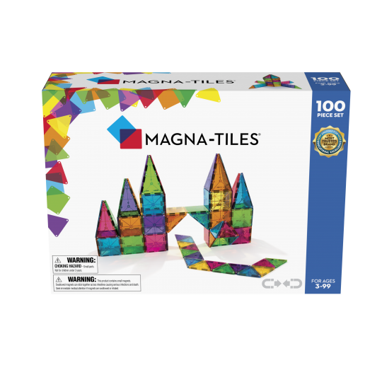 Magna-Tiles - Clear Colours 100 pcs - 90209