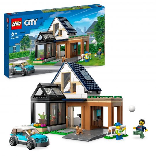 LEGO City - Familiehus og elbil 60398