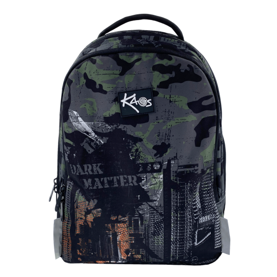 KAOS - Skoletaske 2-i-1 36L - Dark Matter