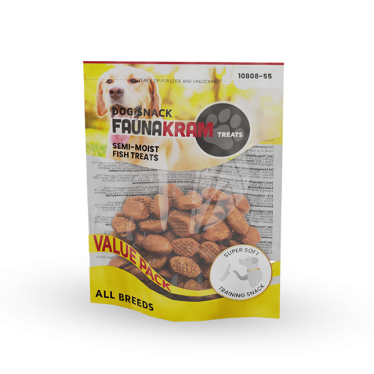 Faunakram Snack semi-moist fish treats 300g