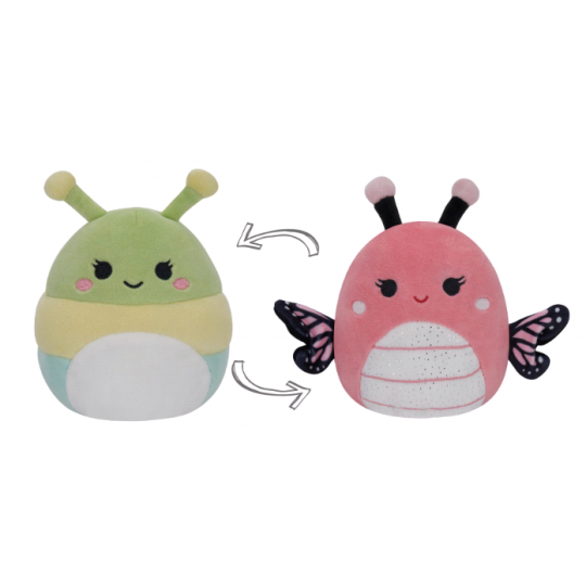 Squishmallows - Flip A Mallow 13 cm P14 - Caterpillar /Butterfly