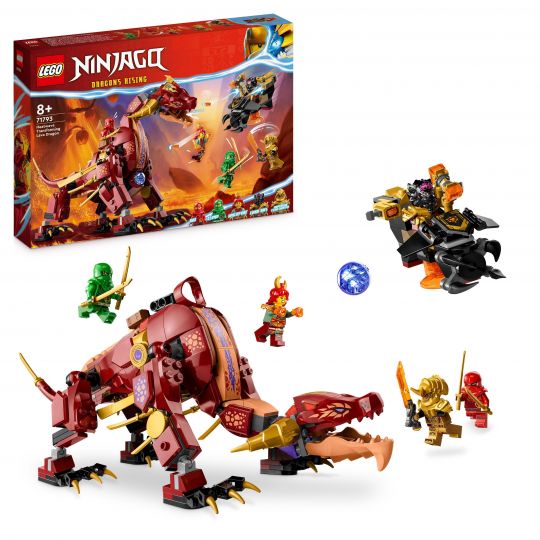 LEGO Ninjago - Forvandlings-lavadragen Heatwave 71793