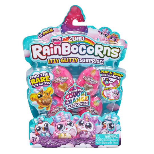 Rainbocorns - Itzy Glitzy Surprise - S2 4PK