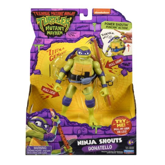 Turtles Mutant Mayhem - Power Sounds 14cm - Donatello