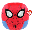 Ty Bamse - Squishy Beanies - Spiderman 25 cm