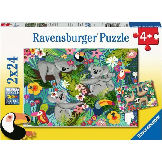 Ravensburger - Koalas And Sloths 2x24p