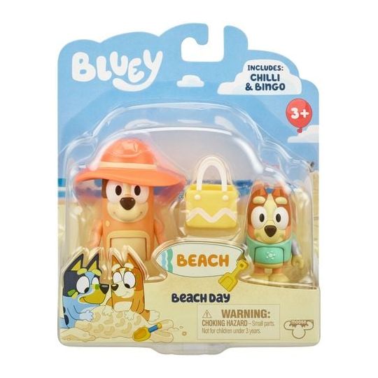 Bluey Figurer - 2 Pak - Stranden