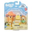 Bluey Figurer - 2 Pak - Stranden