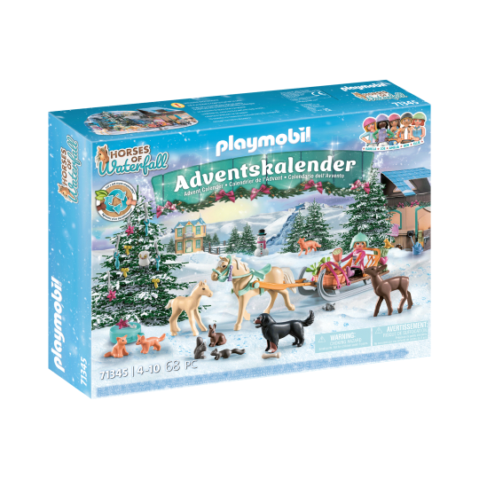 Playmobil - Julekalender Heste Kanetur ved juletid 71345