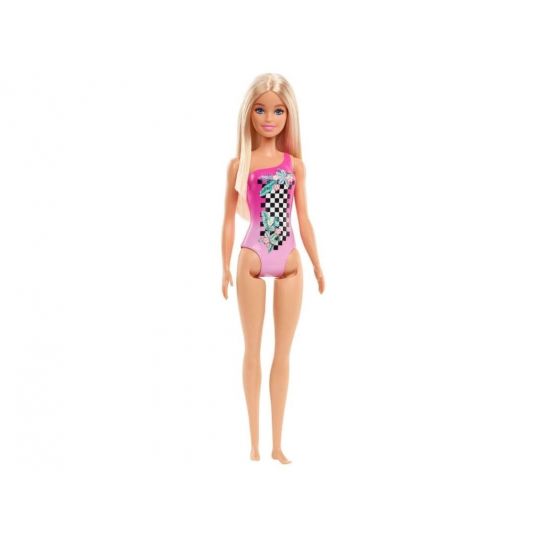 Barbie - Beach Doll - Pink Bathing Suit HDC50