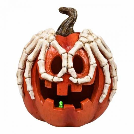 DGA - LED pumpkin with skeleton fingers - 16,5 cm 3355024