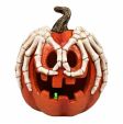 DGA - LED pumpkin with skeleton fingers - 16,5 cm 3355024