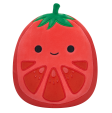 Squishmallows -  19 cm Plys - Ritter The Tomato