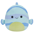 Squishmallow - 19cm Plys - Leland The Blue Striped Fish