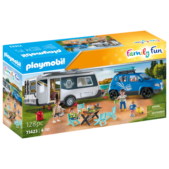 Playmobil - Campingvogn med bil 71423