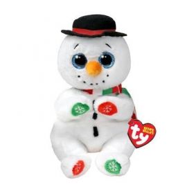 Ty Plush - Beanie Bellies Winter Collection - Weatherby The Snowman Regular TY41286