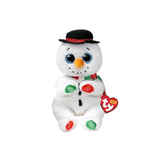 Ty Plush - Beanie Bellies Winter Collection - Weatherby The Snowman Regular TY41286