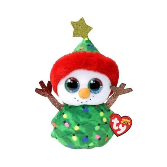 Ty Plush - Beanie Boos Winter Collection - Garland The Snowman Regular