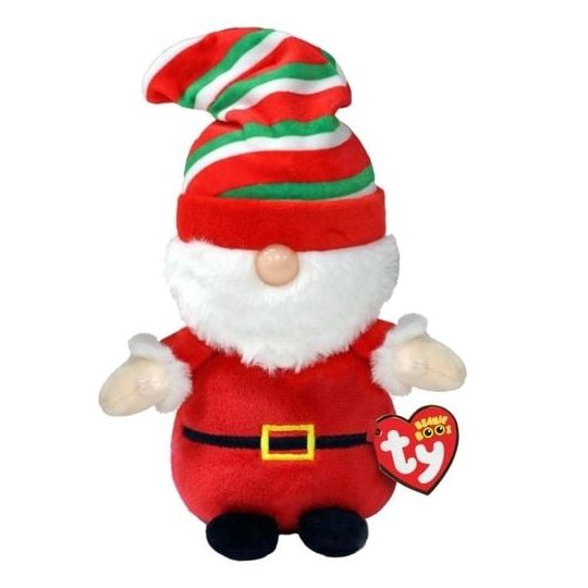 Ty Plush - Beanie Boos Winter Collection - Gnewman The Red Gnome Regular TY37310