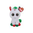 Ty Bamse - Beanie Boos Vinter Kollektion - Snowfall Jule Enhjørningen Regular