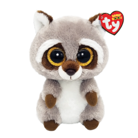 TY Bamse - Beanie Boos - Oakie Den Grå Vaskebjørn Regular