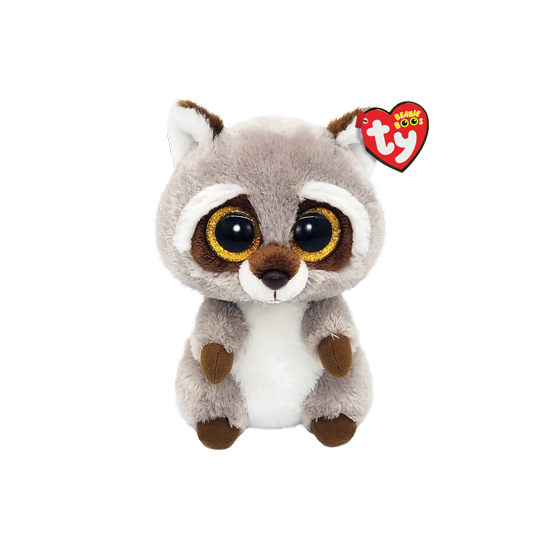 TY Bamse - Beanie Boos - Oakie Den Grå Vaskebjørn Regular